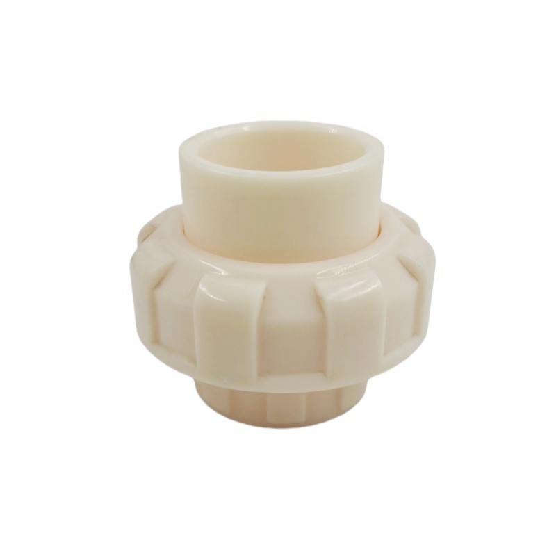 Durable ABS threaded connector plastic joints for pipe system connections