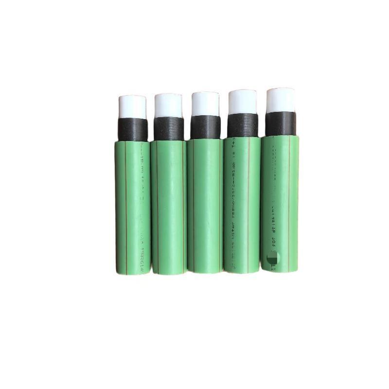 PPR reinforced glass fiber three-layer composite pipe
