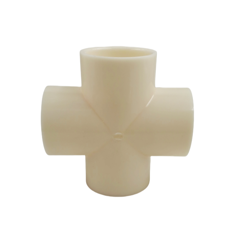 High Quality ABS Pipe Fittings Four Way Cross Coupling Elbow Tee Flange Reducer for Water Systems