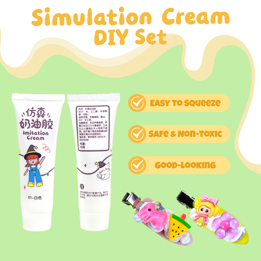 Kids Simulation Cream DIY set
