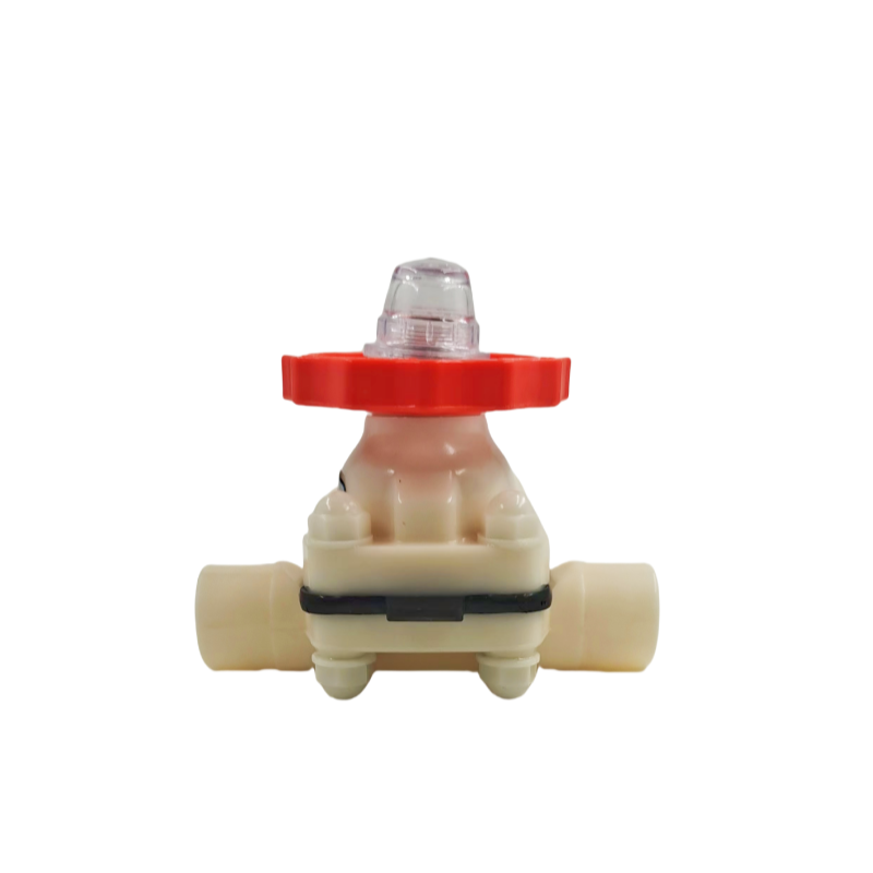 High Quality ABS Plastic Union Diaphragm Valve for Chemical Fluid Control System