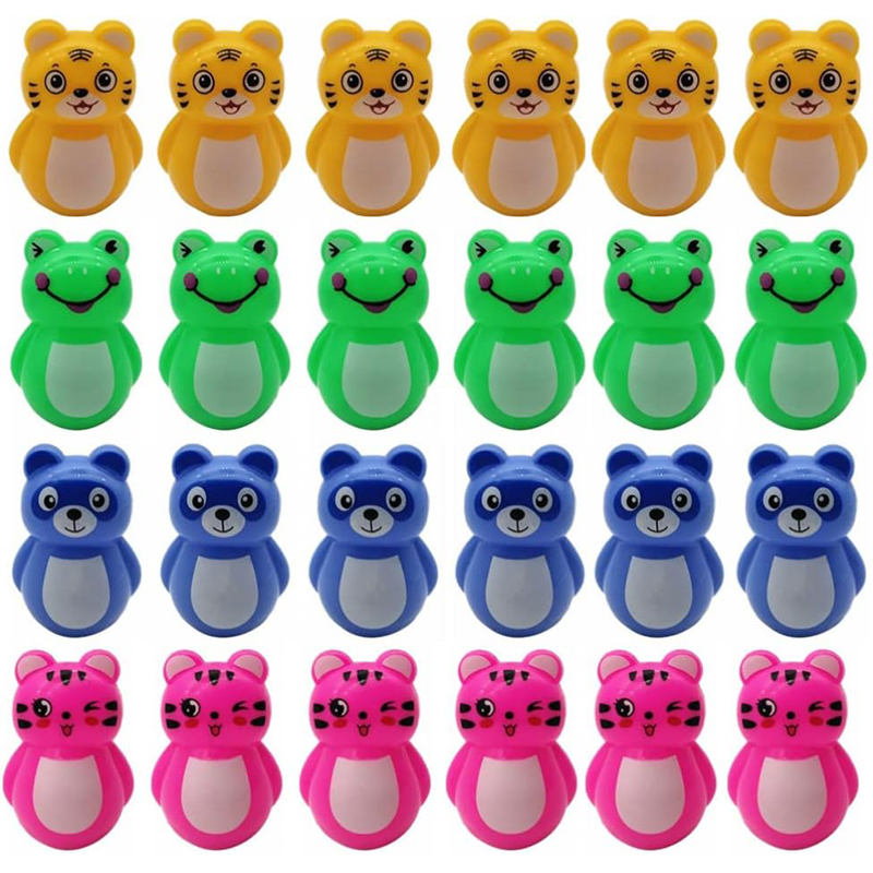 Cartoon Animal Tumbler Toy Mini Desktop Toy Decoration Toy Party Favors Toy