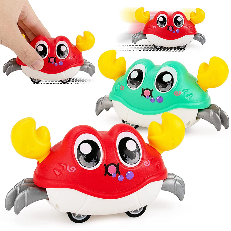 Double Pull Back Crab Toy Push Go Back Car Toy Pull Back Toy Baby Gifts Toy