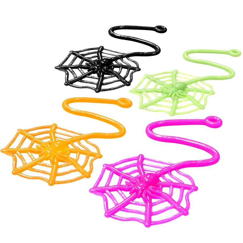 Sticky Spider Web Toy Party Favors Toy Halloween Party Favors Gifts Goodie Bag Toy Joke Toys