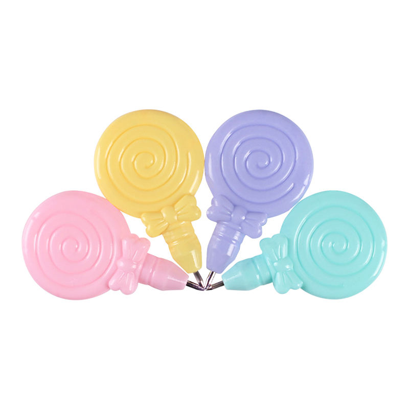 Lollipop Shaped Ballpoint Pen Toy Kid Learning Mini Stationery Toy Small Toy Promotional Toys