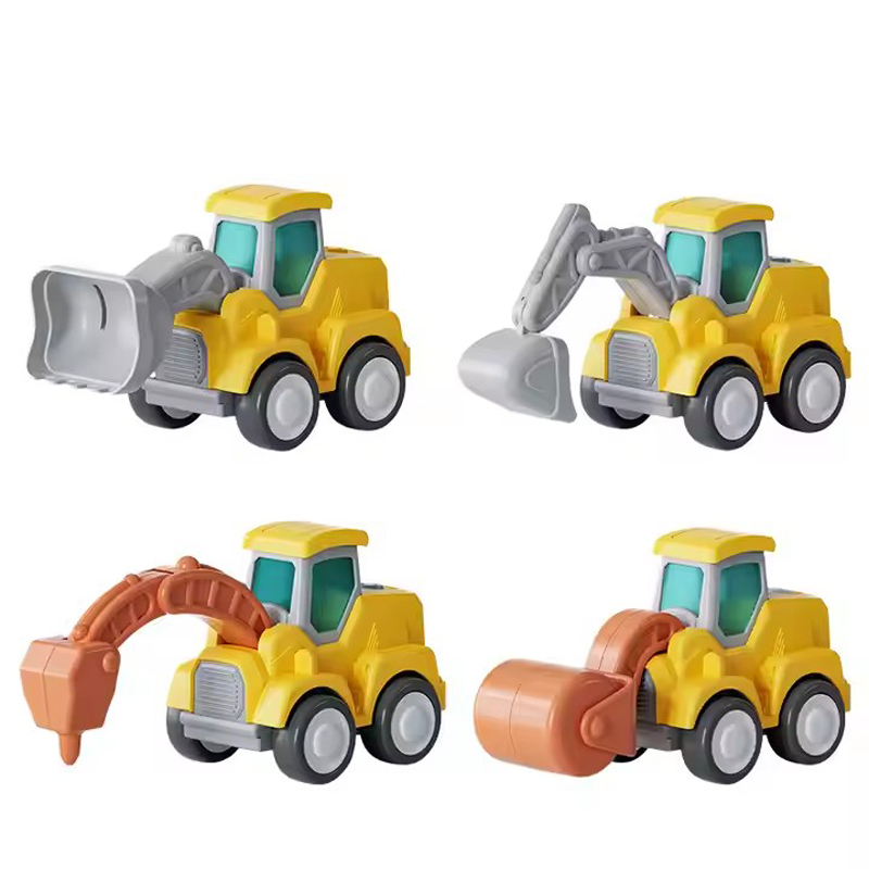 Press Slide Engineering Vehicles Toy Inertia Car Toy Kids Press Toy