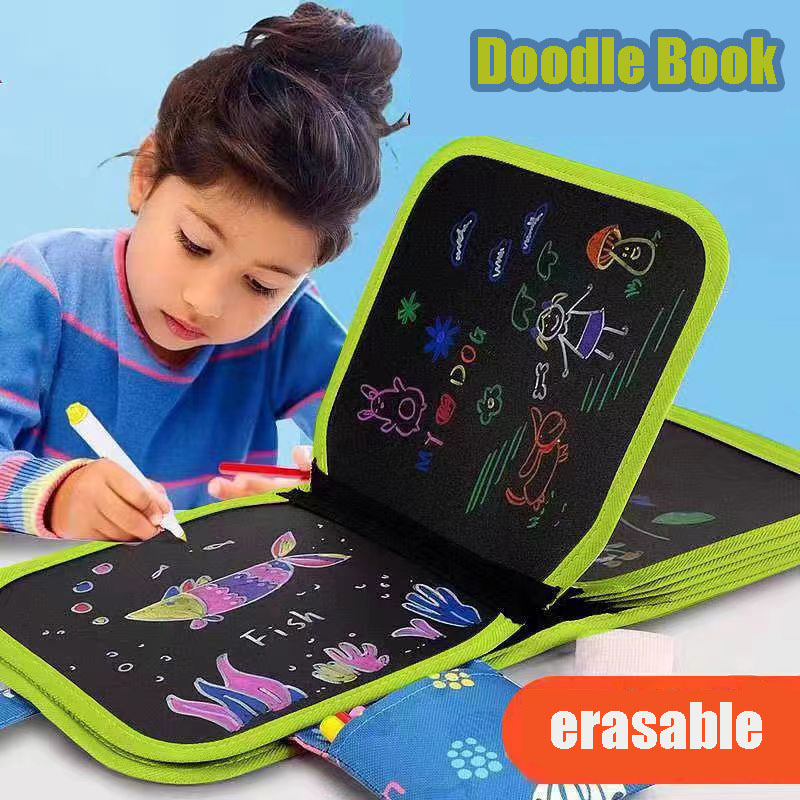 Children's Erasable Drawing Board - Portable Home Chalkboard