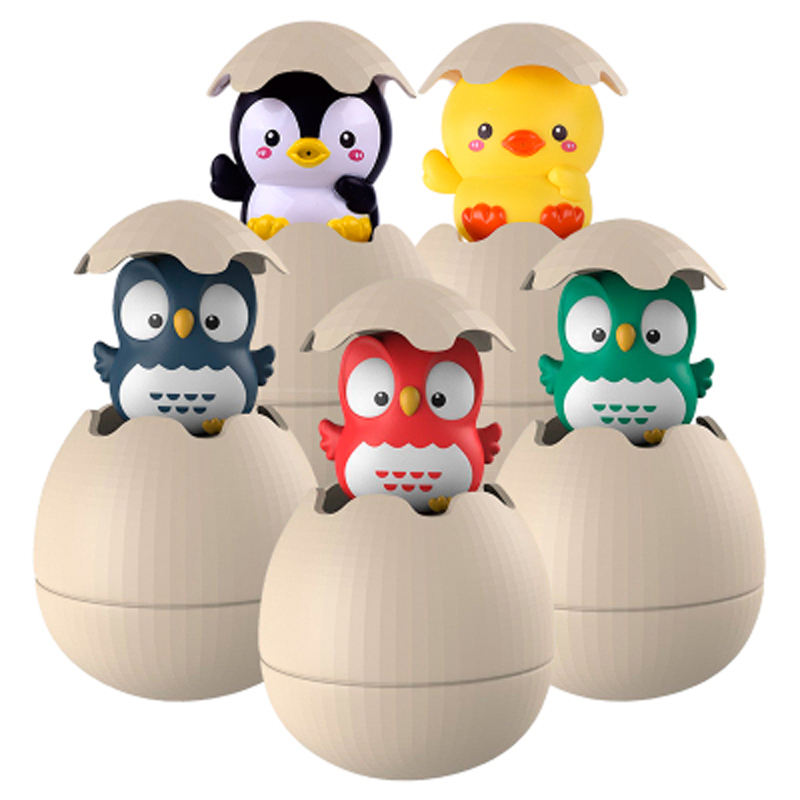 Cartoon Floating Sprinkler Egg Toy Bathing Toys Baby Toy