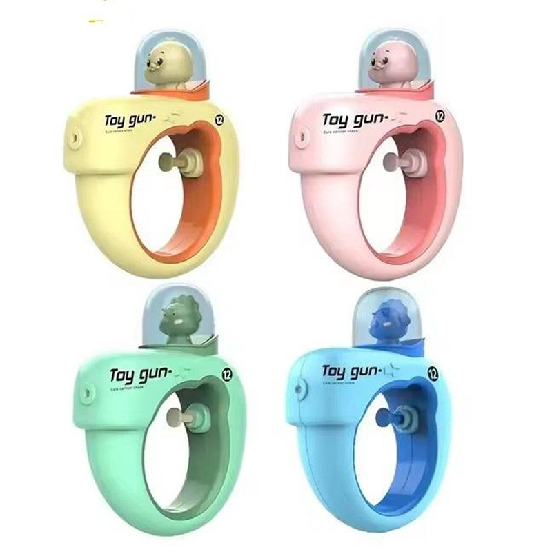 Kids Cartoon Mini Circle Water Gun Toy Summer Outdoor Toy Water Gun Toys