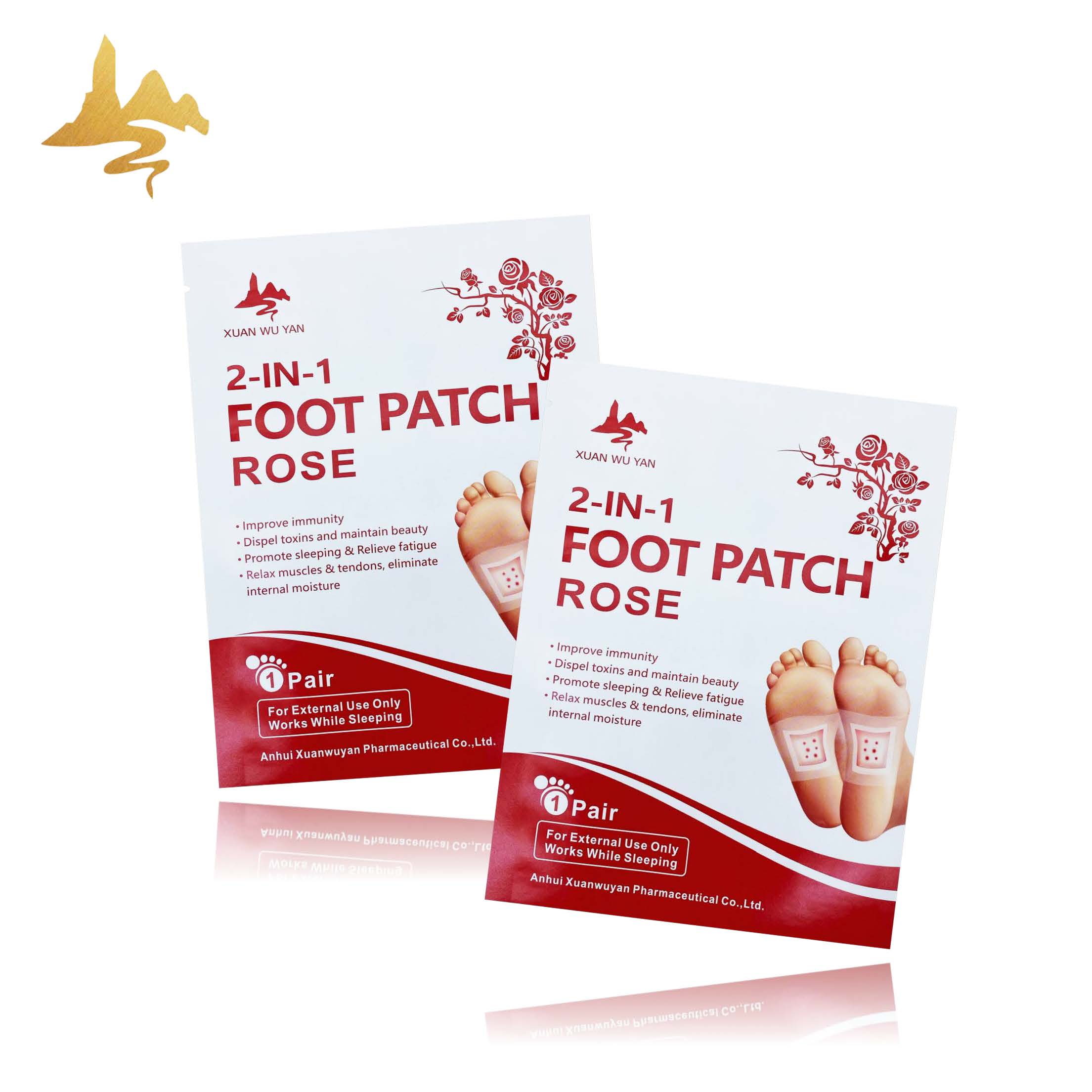 2in1 foot patch-Rose
