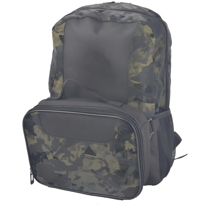 Shining Camo Backpack & Lunch bag 2 sets