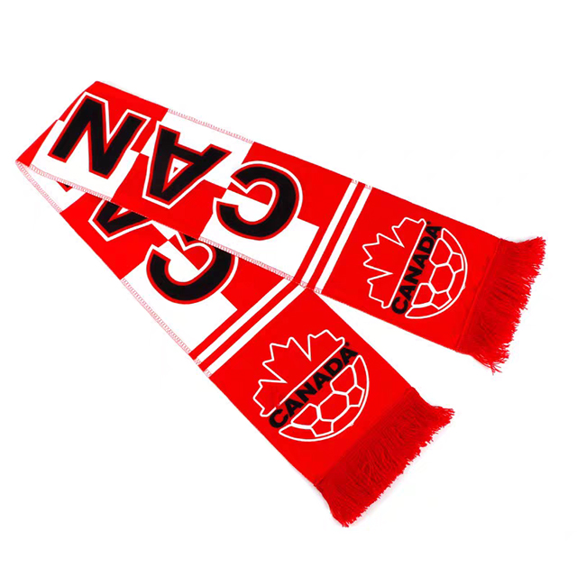 Custom 2026 America Canada Mexico Event Football Team Fan Scarf Supporter Soccer Club Print Scarves