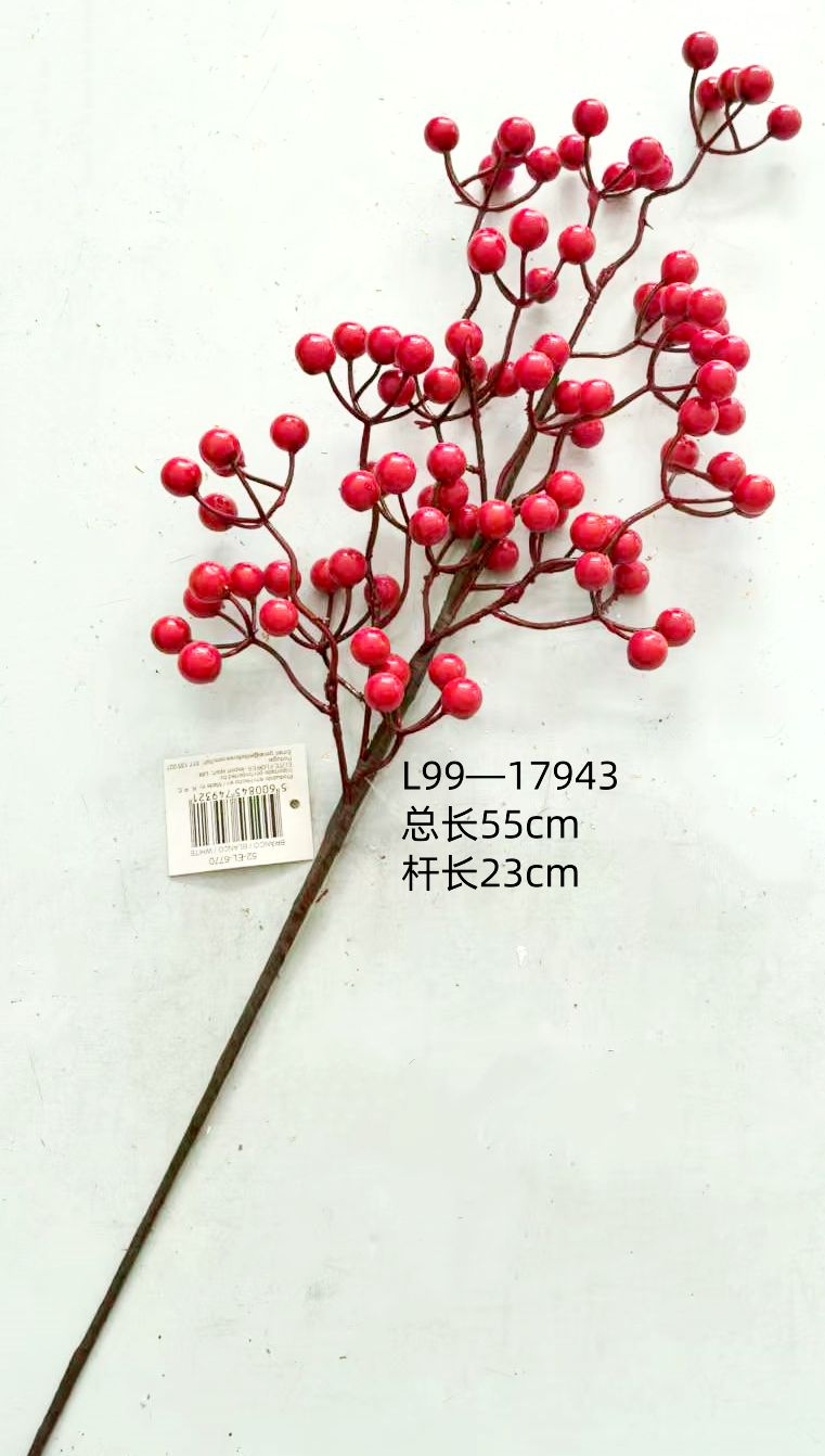 Red decorative items