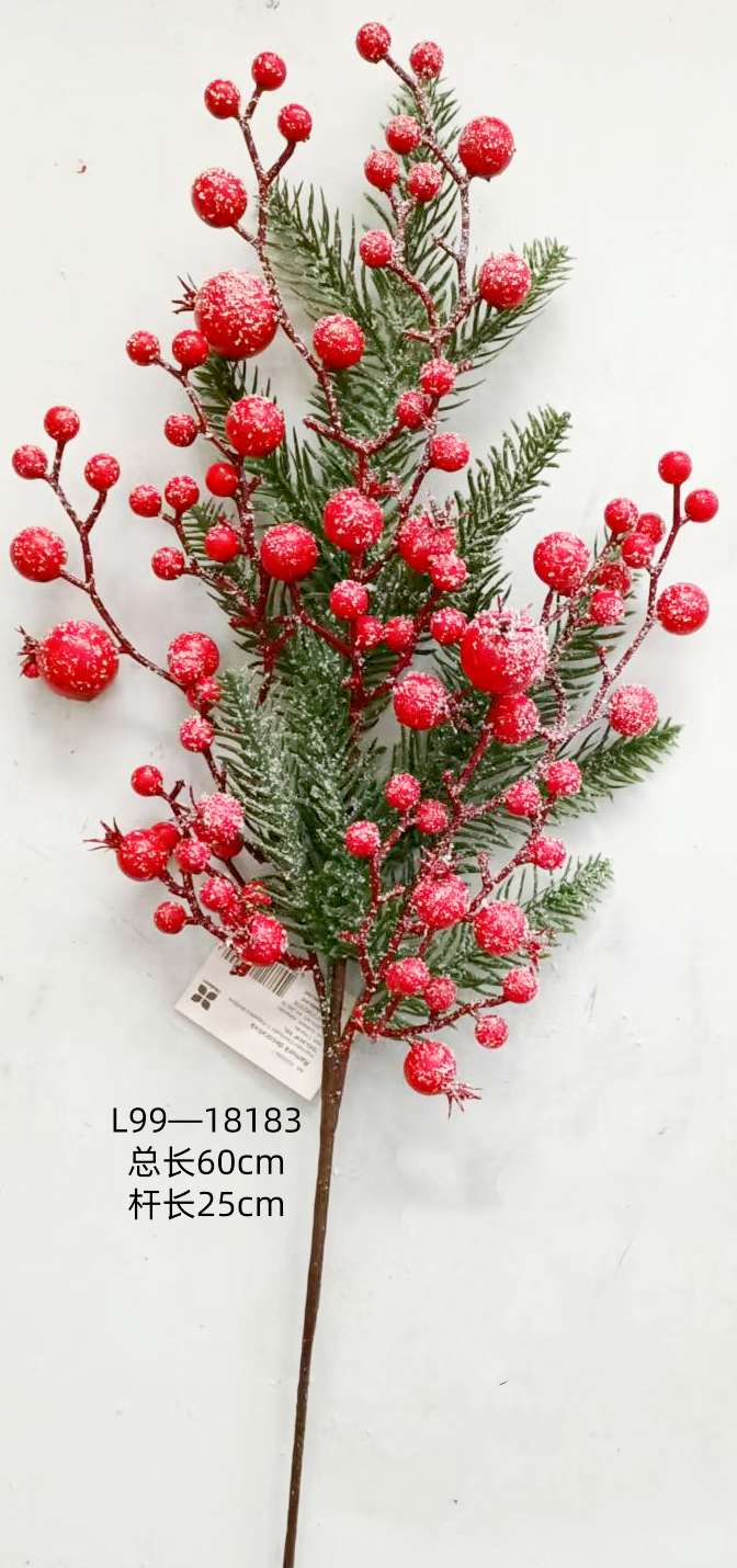Red decorative items
