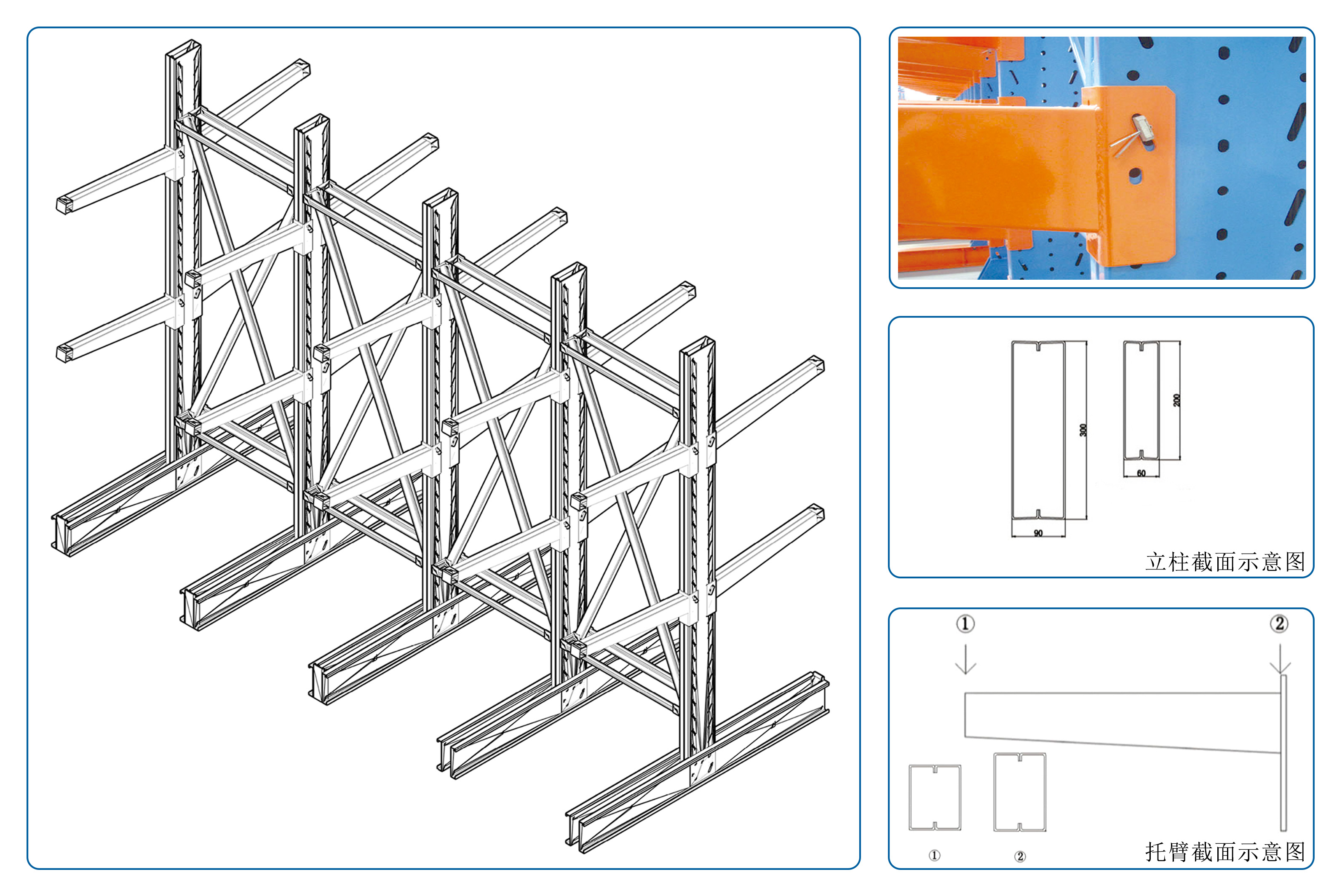 Satong Manufacturing, Cantilever Shelves, E-commerce Warehousing