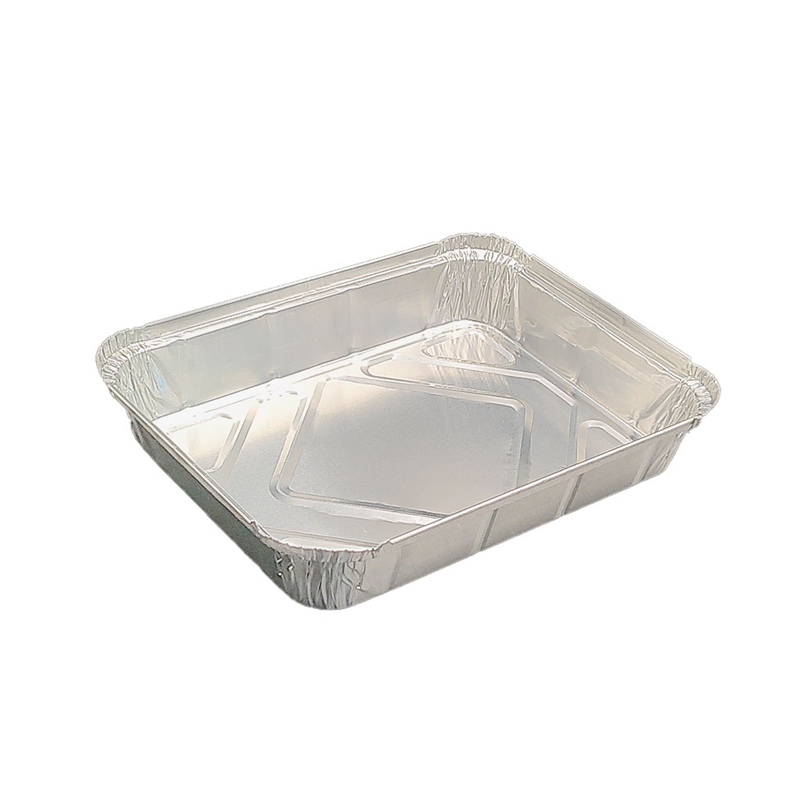 Disposable Aluminum Foil Container, Food-Grade Heavy-Duty Tray for Baking, Cooking, Catering