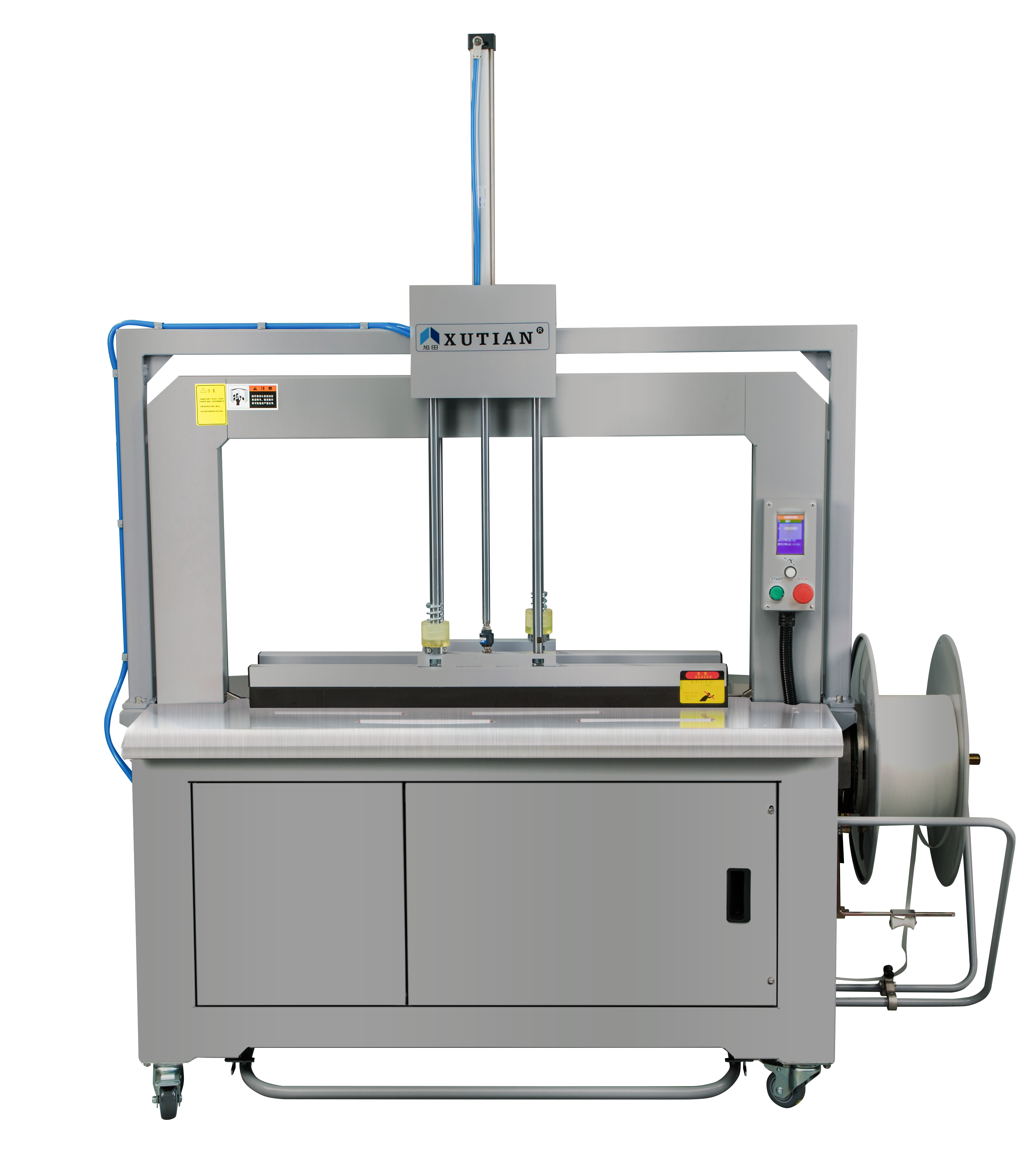 Q8P automatic strapping machine with top press