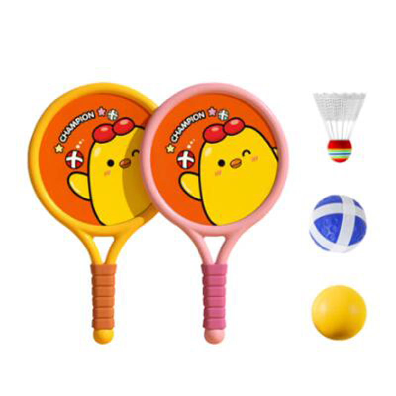 Kids Cartoon Sports Rackets Toy Outdoor Toy Badminton Toy Tennis Toy