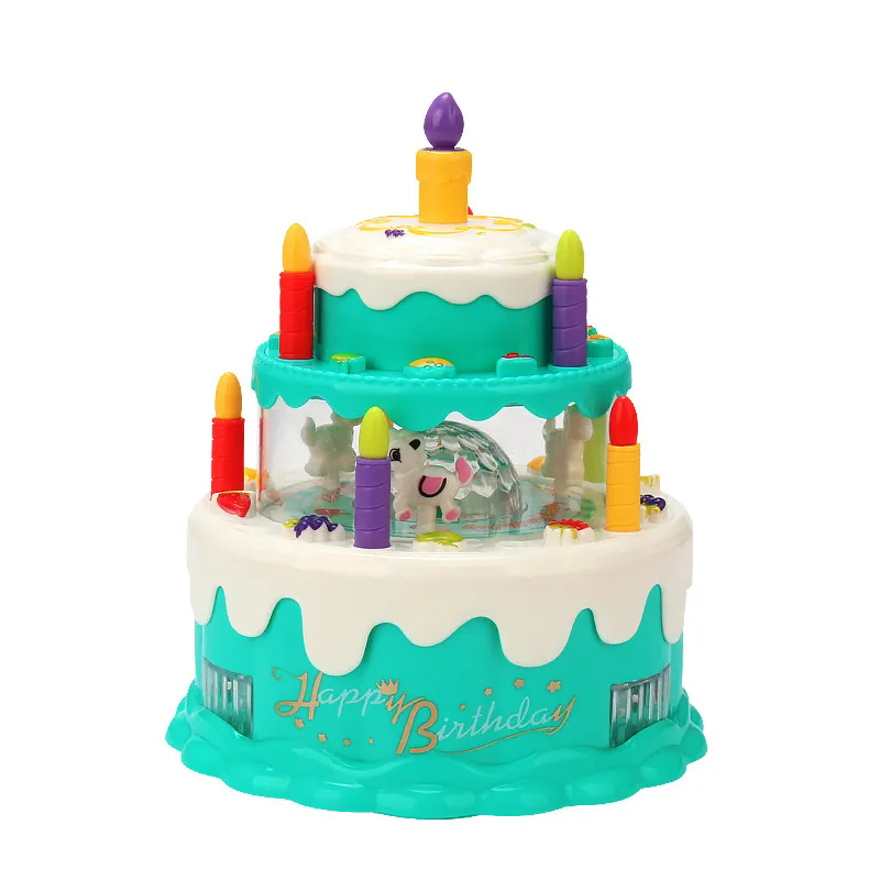 Electric Cake Toy Kid Gifts Toy Electric Music Toy Plastic Toys