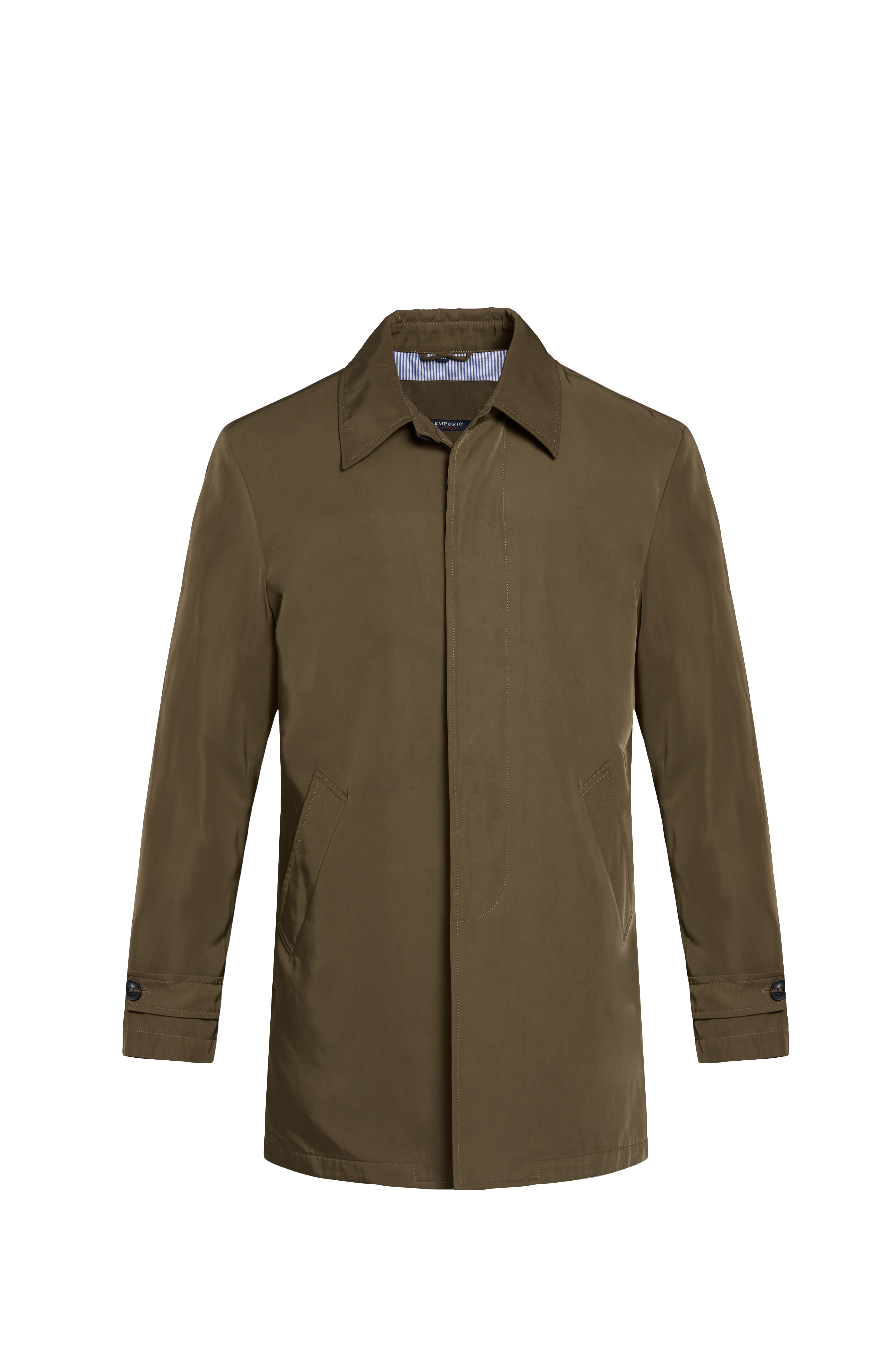 winter polyester men long coats front stitching classical men overcoat