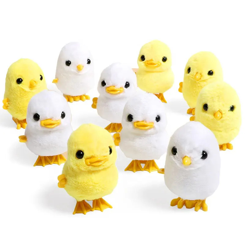 Walking Jumping Clockwork Chick Duck Toy Wind Up Toy Promotion Gift Classic Toy