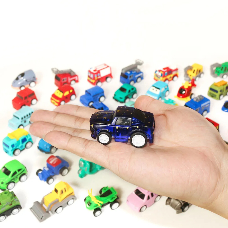 Pull Back Small Car Toy Promotional Plastic Toys Capsule Egg Vehicle Toy Mini Toys