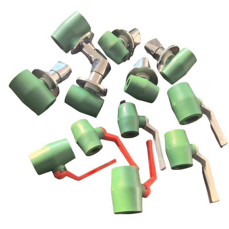 High-quality and low-priced PPR various handle copper-plastic ball valves