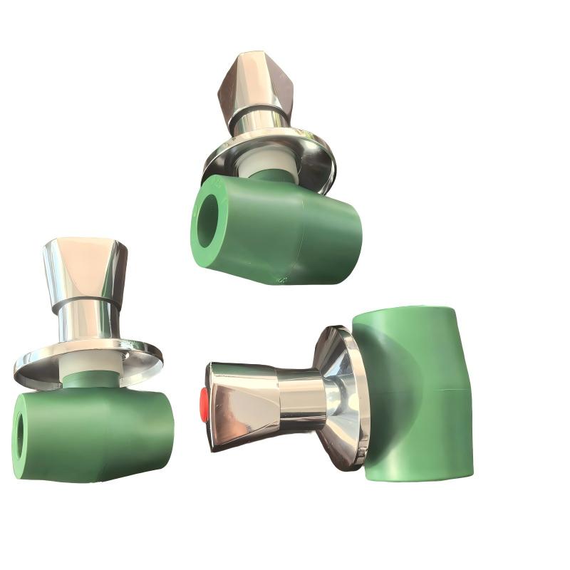 Long-lasting and practical PPR various handle plastic ball valves