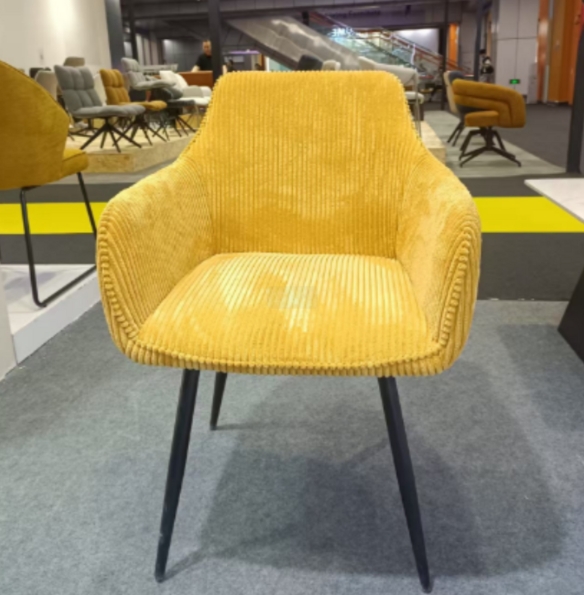 Romance Dining chair Modern fashion style comfortable dining fabric chair banquet chair