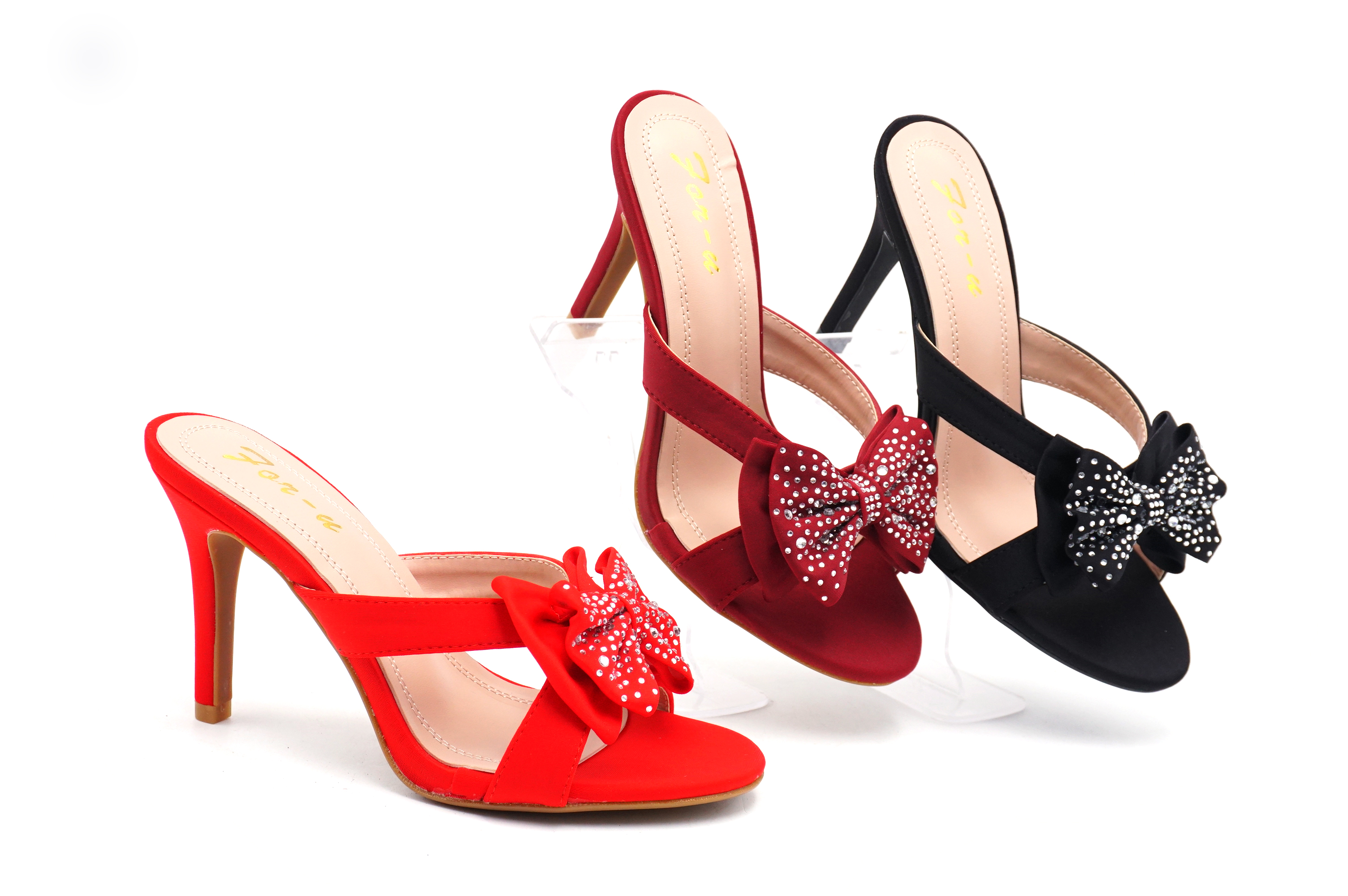 Fashionable slippers with high heels, new model