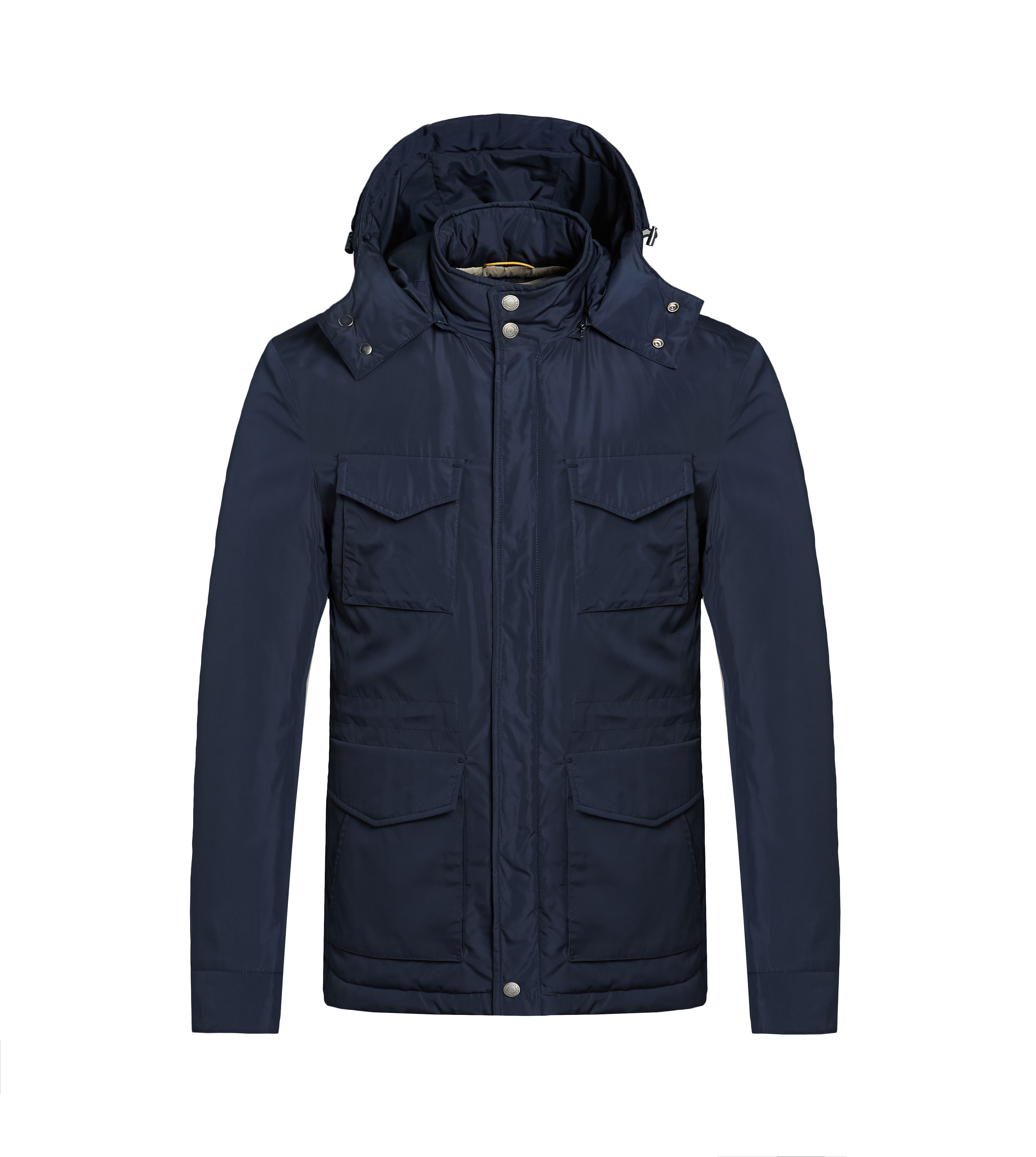 Men's Winter Warm Waterproof Standing Collar Hooded Hoodies Men Jacket Bomber Jacket