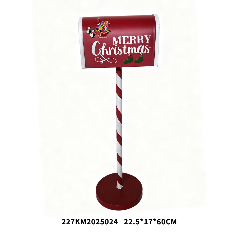 Garden Christmas Iron mailbox
