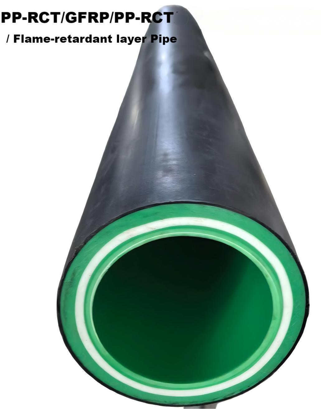 Multi-purpose PPR-CT plastic glass fiber composite pipe
