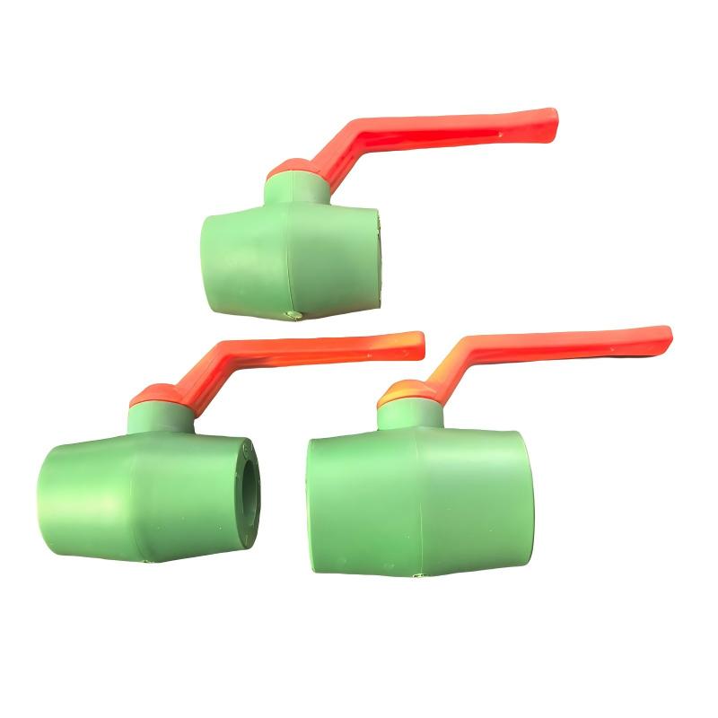 New type of plastic handle PPR copper-plastic ball valve