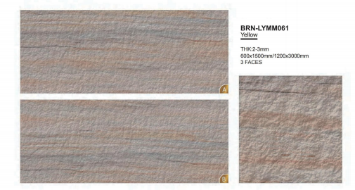 Flexible stone