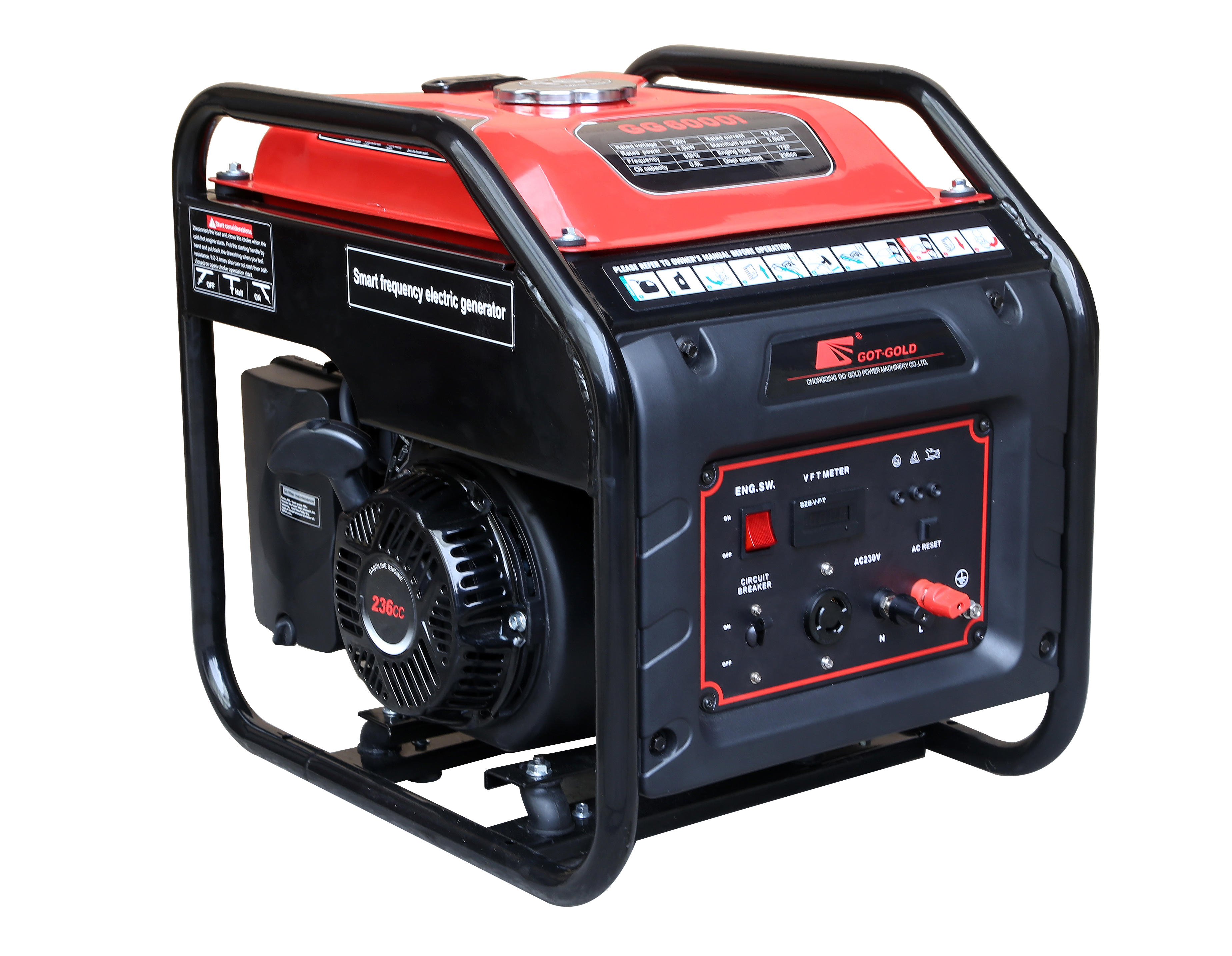 Gasoline inverter generator