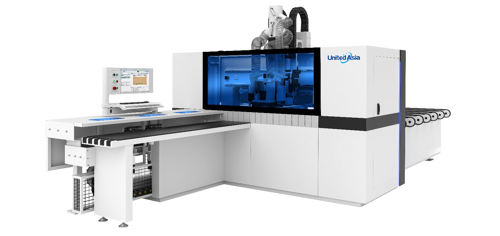 Six side drilling machine