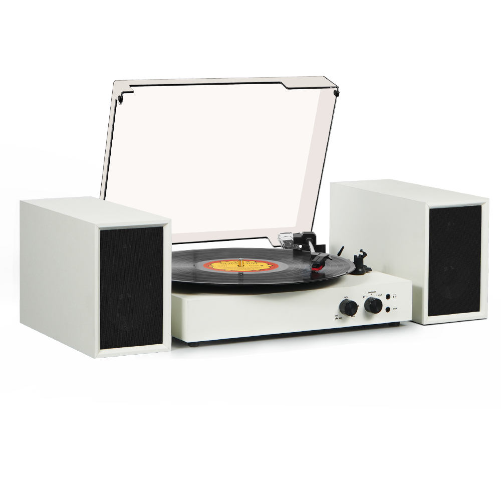 Bluetooth Turntable Player with External Speakers