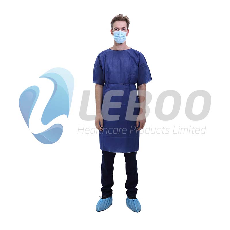 Patient Gown With Short Sleeve