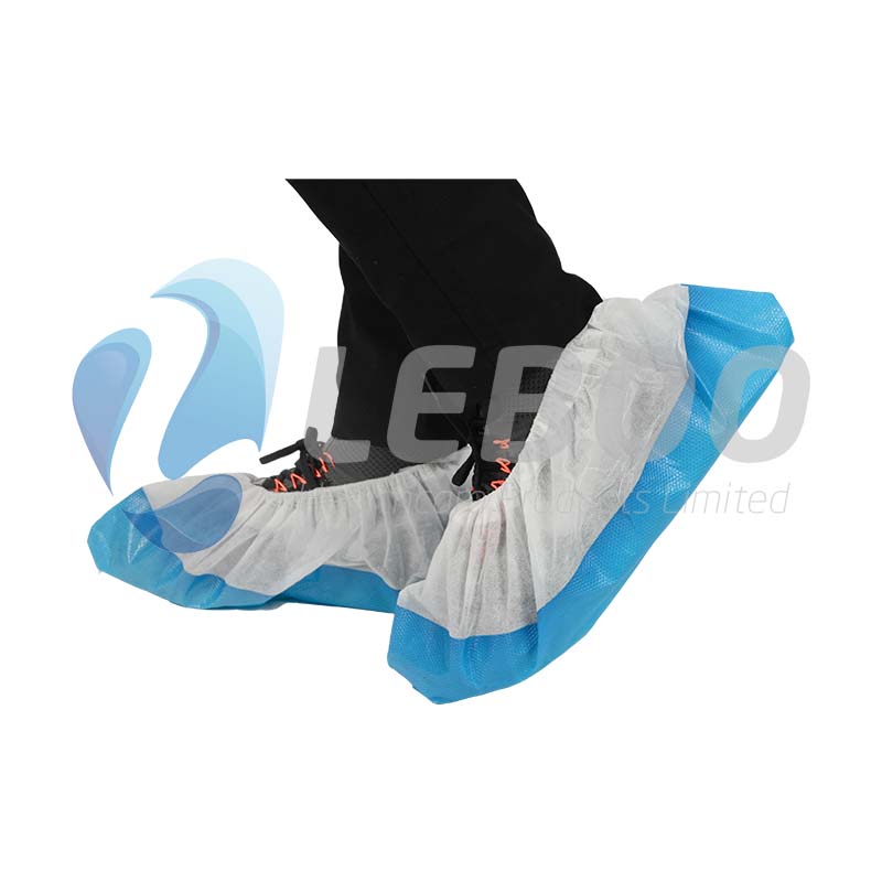 Half PE Coated Non-woven Shoe Cover
