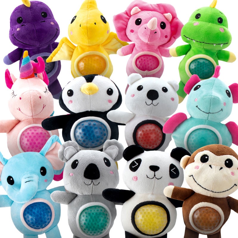 Cartoon Plush Squeeze Toy Squeeze Balls Fidget Toy Stress Relief Toy Plush Toys