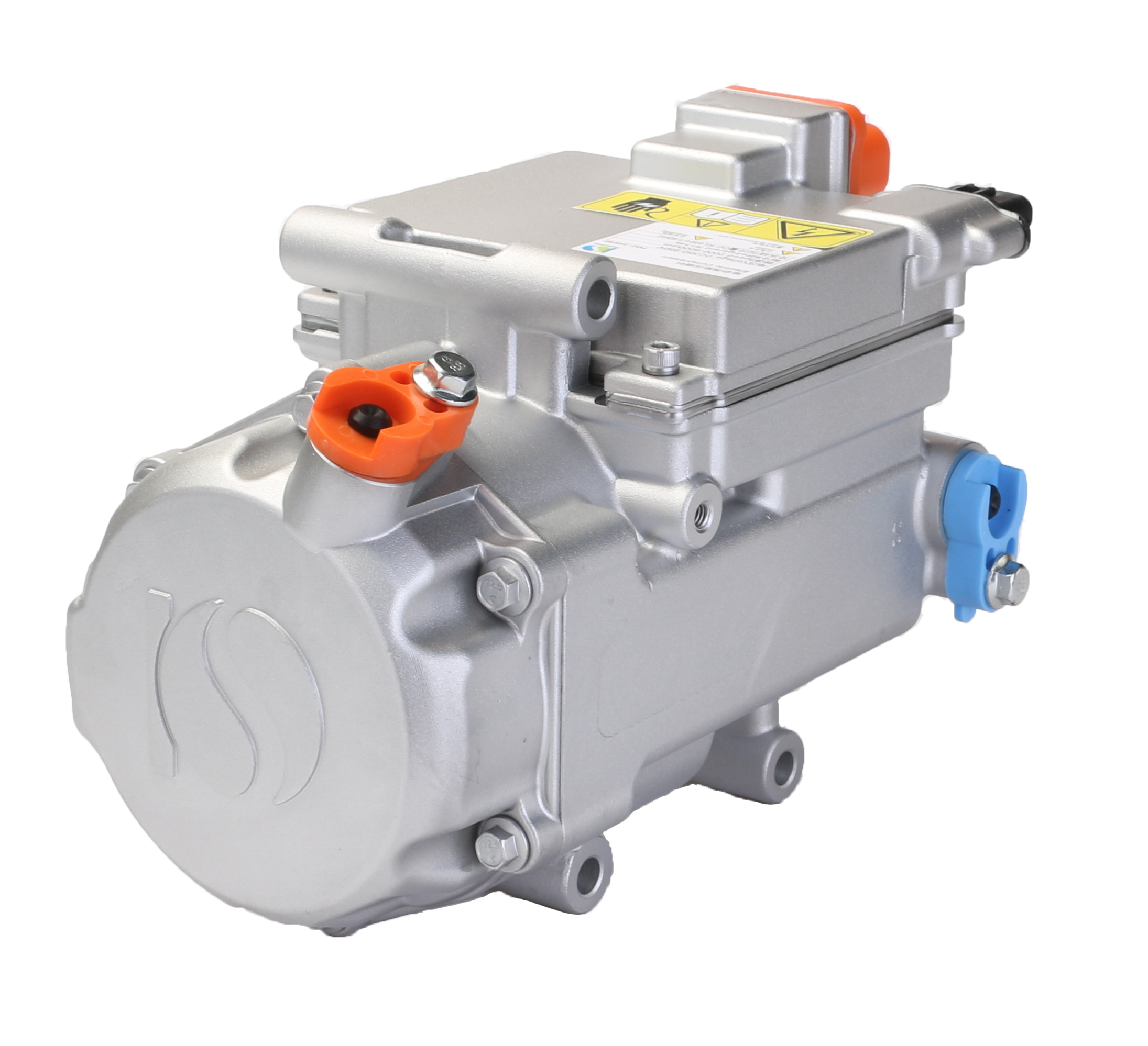Posung DC 28cc 350v electric vehicle air conditioning compressor R134a Side Plug scroll compressor
