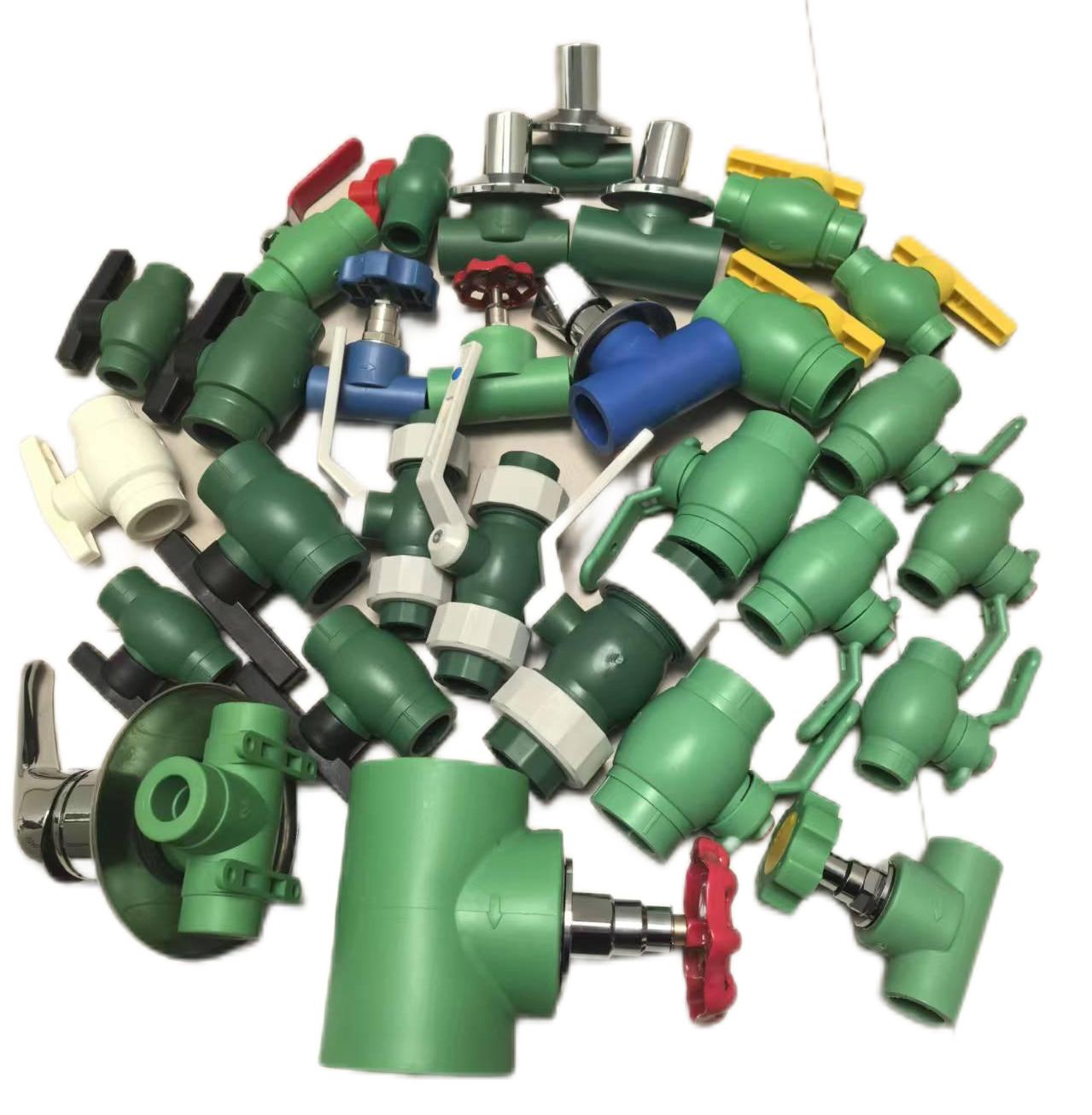 Various Durable PP-R Copper-Plastic Valves Designed for Global Market, Size 20 to 110 mm