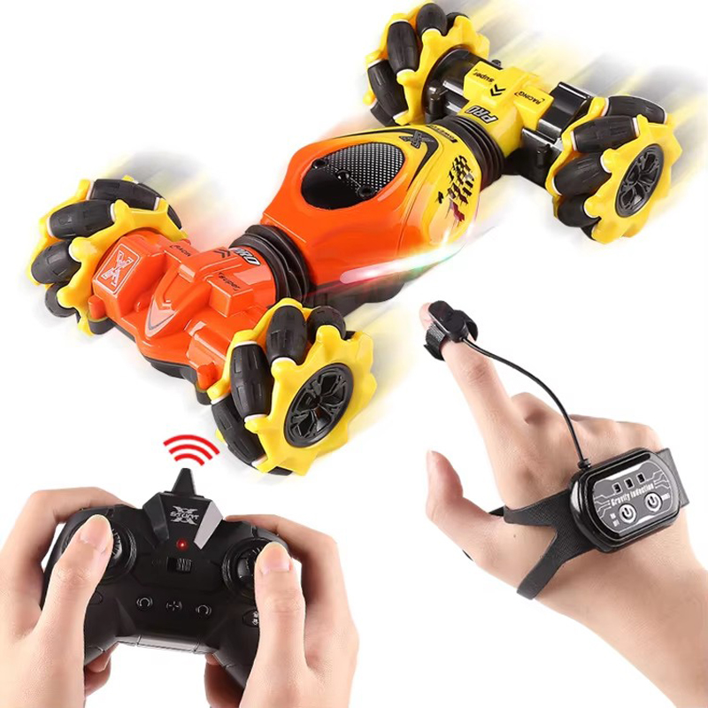 Kids Stunt RC Car Toy Twist Car Toy Mini Watch Control Car Toy Gesture Sensor Electric Toy