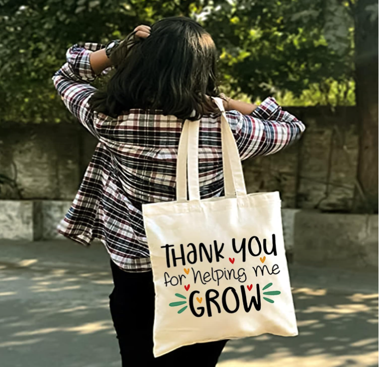 Cotton canvas tote bag