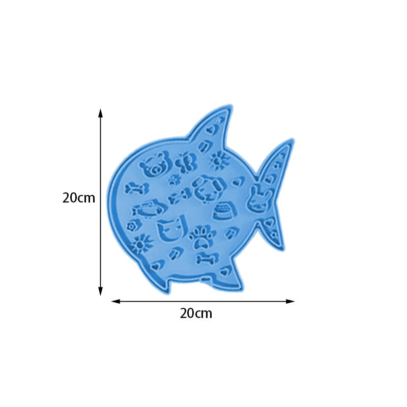 Silicone Pet Lick Mat Slow Feeder | Cute Pattern Design | Calming Feeding Pad for Dogs & Cats