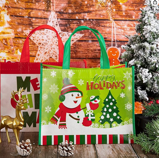 Pp laminated non woven gift shopping bag