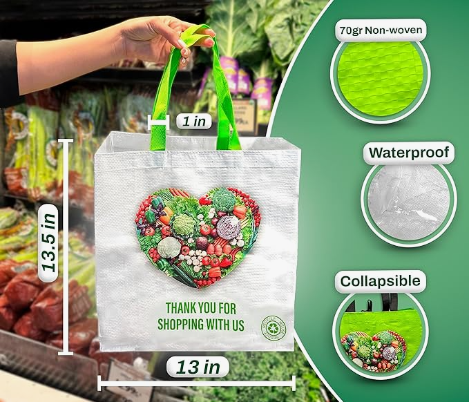 pp woven shopping bag grocery bag