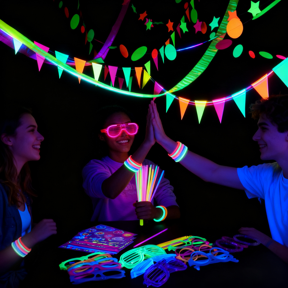 UV Neon Color Party Decoration Supplies