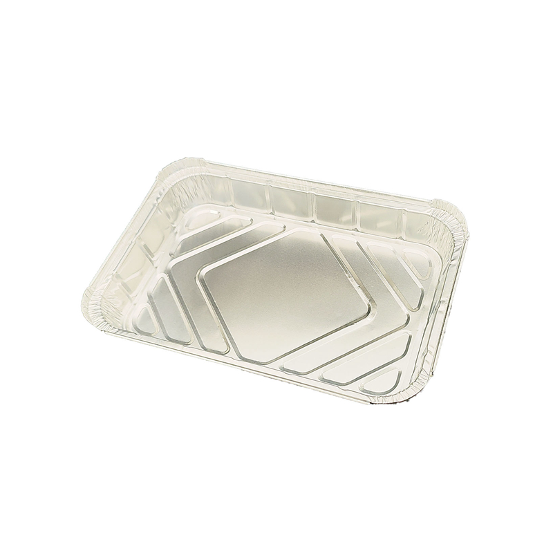 Large Disposable Aluminum Foil Container, Food-Grade Heavy-Duty Tray for Baking, Cooking, Catering